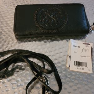 Brand new! Brighton Ferrara black leather wrislet